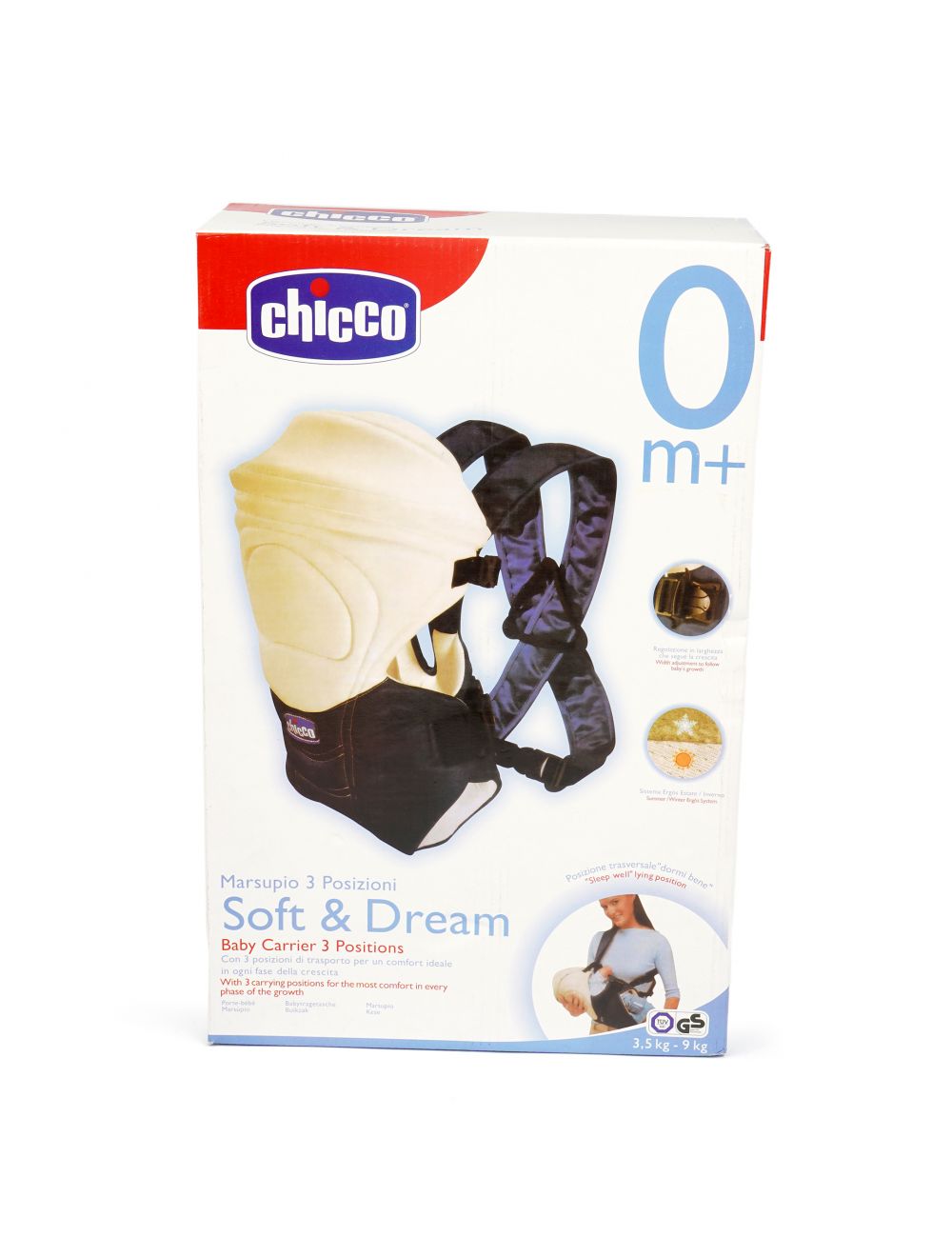 Chicco Soft & Dream 3 Positoins Baby Carrier